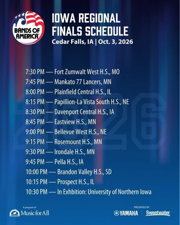 Shows for the weekend of October 3, 2026 - Page 2 - Contests/Scores ...